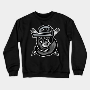 Silver & Black Robot Crewneck Sweatshirt